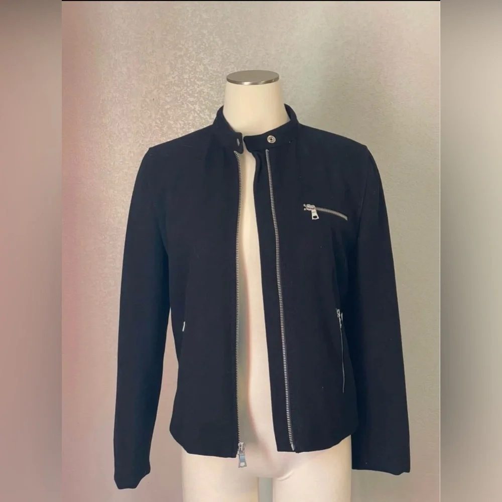 Guess Wool Biker Jacket SZ M‎ Tall